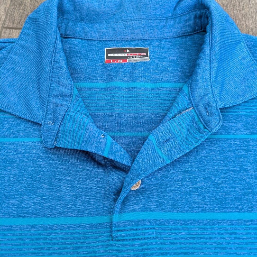 Grand Slam Blue Polo Shirt - Picture 4 of 5